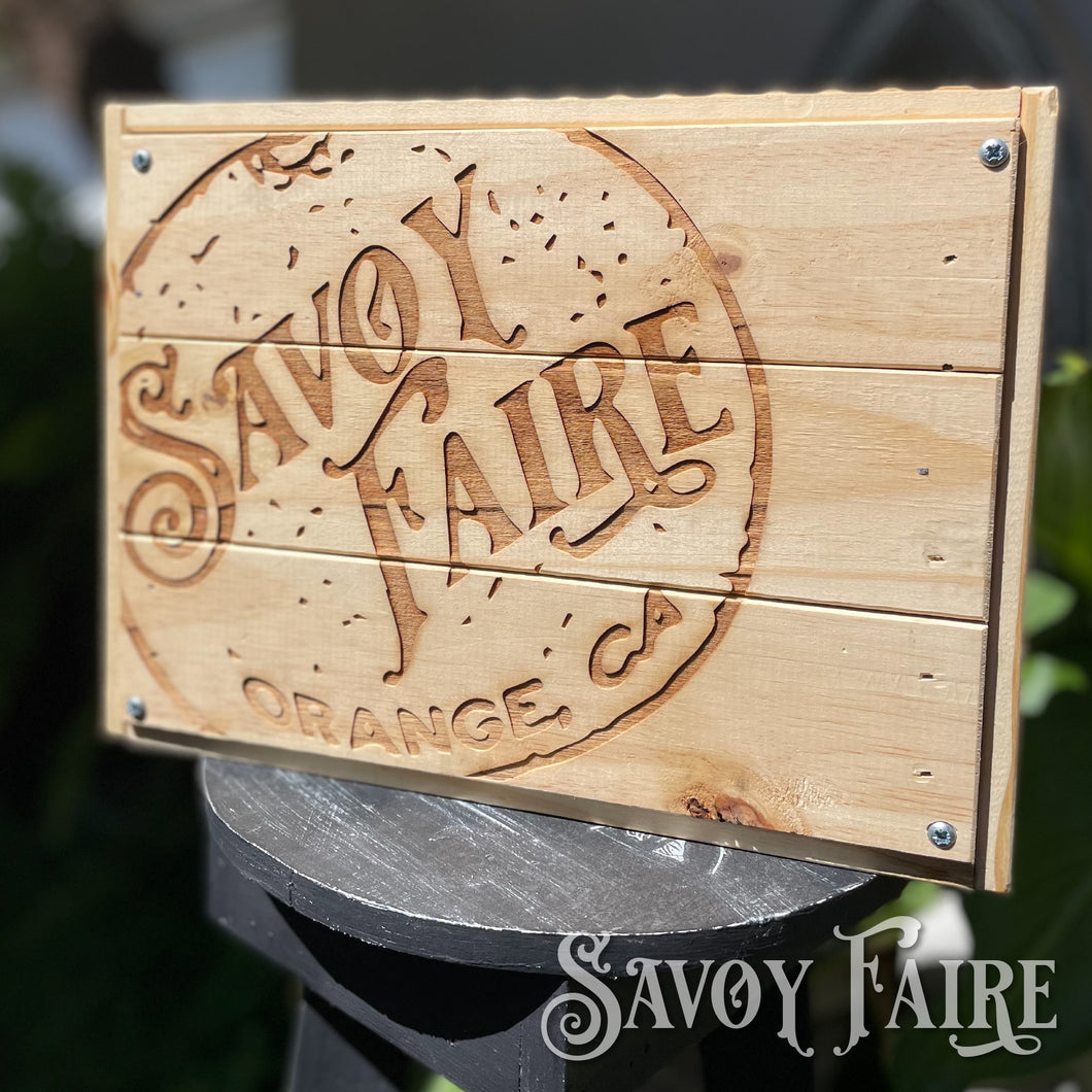 Wood Crate - Personalized