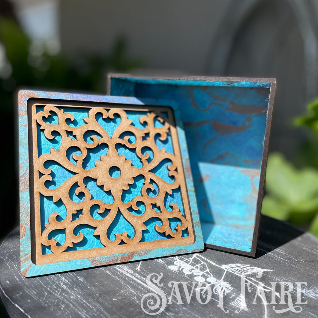 Ornate Wood box